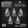 Příslušenství ke společenským hrám Dekorace Green Stuff World: Tormentors Heads 5 ks