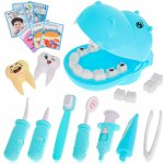 FunPlay FP-6686-1 Zubařská souprava pro děti Hrošík u zubaře modrý 11 ks – Sleviste.cz