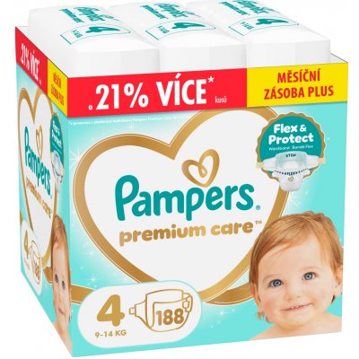 Pampers Premium Care 4 188 – Sleviste.cz