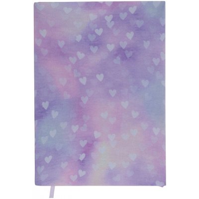 Elastický textilní obal na knihy Unicorn Princess Purple 2024 – Zboží Dáma