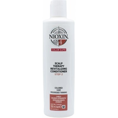 Nioxin System 4 Scalp Therapy lehký kondicionér pro výrazné řídnutí jemných chemicky ošetřených vlasů Scalp Therapy Conditioner Fine Hair Noticeably Thinning Chemically Treated 300 ml