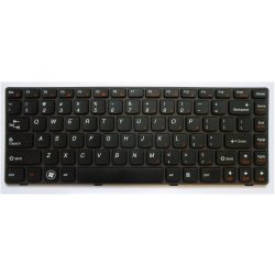 Náhradní klávesnice pro notebook keyboard Lenovo Ideapad Z370 Z470 Z475 černá US