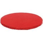Kulatá podložka pod dort červená 25x1,2 cm - Decora – Zboží Dáma