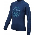 SENSOR MERINO DF CLUB dětské triko dl.rukáv deep blue – Hledejceny.cz