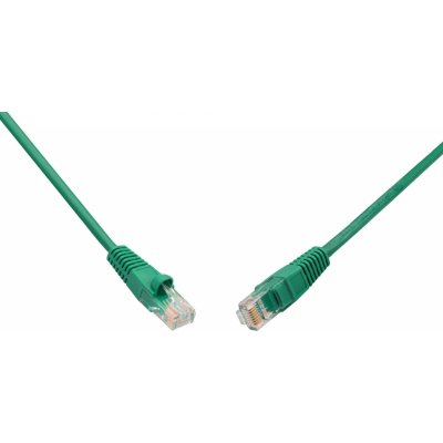Solarix C5E-114GR-10MB Patch, CAT5E, UTP, PVC, 10m, zelený – Zboží Živě