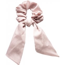 Notino Hair Collection Bow scrunchie gumička do vlasů Shiny pink 1 ks