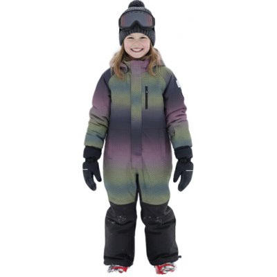 Dívčí zimní overal COLOR KIDS Coverall AOP Bonbon Růžová – Zboží Dáma