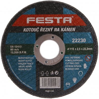 Festa Levior Kotouč řezný 115 x 2,5 x 22,2 mm 22230 – Zboží Mobilmania