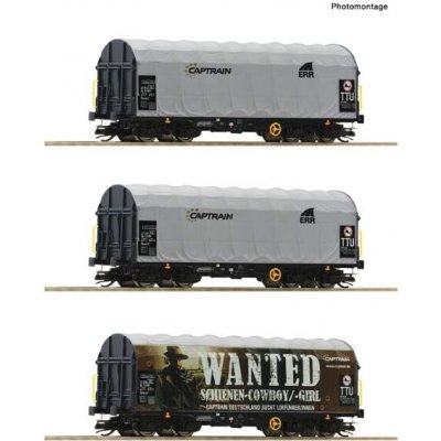 Roco set vozů krytých plachtou Shimmns Captrain 6680023 – Zboží Dáma