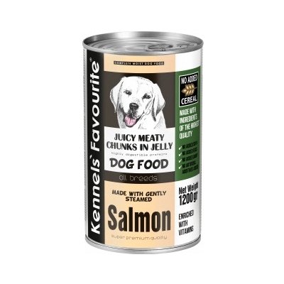Kennels' Favourite with Salmon/ Losos 24 x 1200 g