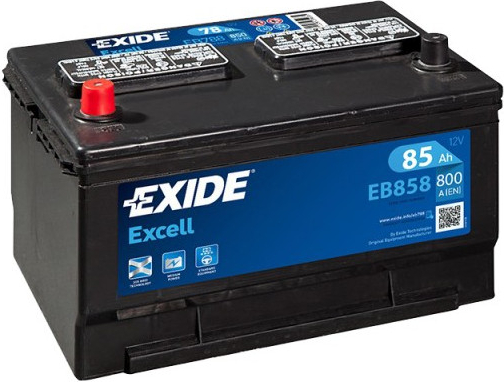 Exide Excell 12V 85Ah 800A EB858