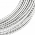 Ocelové lanko potažené PVC 2/3mm 6x7, 40 metrů – Hledejceny.cz