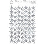 Arch Holografické dekorační samolepky stříbrné hvězdičky 1 arch – Zboží Dáma