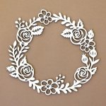 Letní věnec na dveře ze dřeva - Růže – Zboží Mobilmania