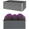 Květináč a truhlík zahrada-XL Vyvýšený záhon dřevoplast 150 x 100 x 54 cm šedý