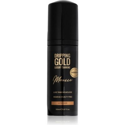 Dripping Gold Luxury Tanning Mousse samoopalovací pěna odstín Ultra Dark 150 ml – Zbozi.Blesk.cz