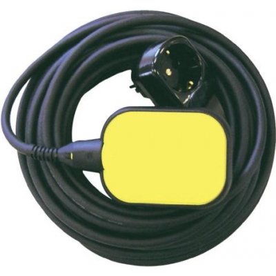 Zehnder Pumpen Plovákový spínač pro vypouštění s mezizásuvkou 11393, žlutá/černá 520755 – Zboží Mobilmania