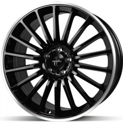 Keskin KT15 8,5x19 5x112 ET30 matt black polished – Hledejceny.cz