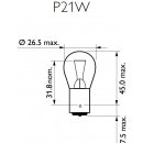 Narva P21W BA15s 12V 21W