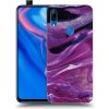 Pouzdro a kryt na mobilní telefon Huawei Picasee silikonové Huawei P Smart Z - Purple glitter čiré