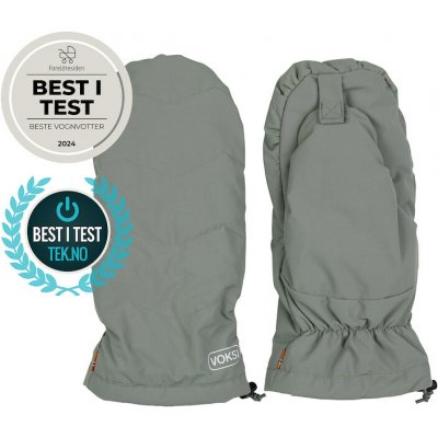 Voksi Stroller Mitten Meadow Green/Light Grey – Zboží Dáma