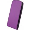 Pouzdro a kryt na mobilní telefon Pouzdro SLIGO Elegance iPhone 5C fialové