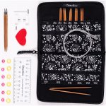 ChiaoGoo SPIN Bamboo Small sada výměnných jehlic 13 cm 2.75–5 mm – Sleviste.cz
