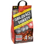 Servis Les grilovací brikety, dřevěné uhlí, 2,5 kg – Zboží Dáma