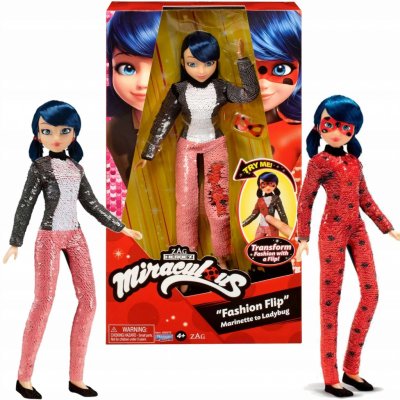 Playmates Miraculous Beruška a Černá kočka Toys Fashion Flip 26 cm – Zboží Dáma