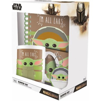 CurePink Dárkový set Star Wars Hvězdné Války The Mandalorian All Ears hrnku GP85437 315 ml – Hledejceny.cz