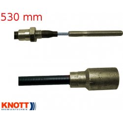 Knott Lanovod brzdový 530/740 mm, závit M8