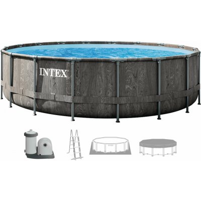 Intex Prism Frame Greywood Premium 5,49 x 1,22m 26744NP – Zboží Mobilmania