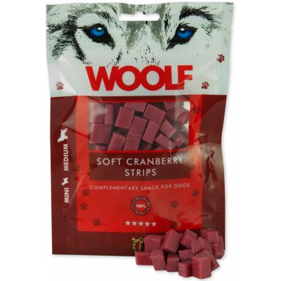 WOOLF Soft Cranberry strips 100 g – Zboží Mobilmania