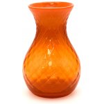 Váza 25cm - Káro - oranžová – Hledejceny.cz