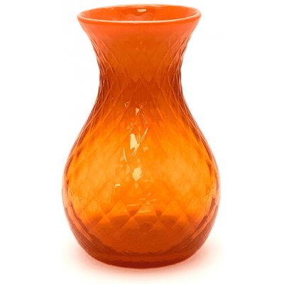 Váza 25cm - Káro - oranžová – Hledejceny.cz