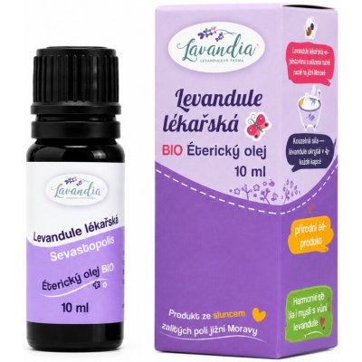 Lavandia BIO Éterický olej Levandule lékařská 10 ml – Hledejceny.cz