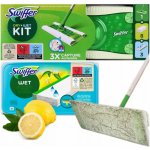 Swiffer vlhčené ubrousky na podlahy v citrónové lázni, 12 ks – HobbyKompas.cz