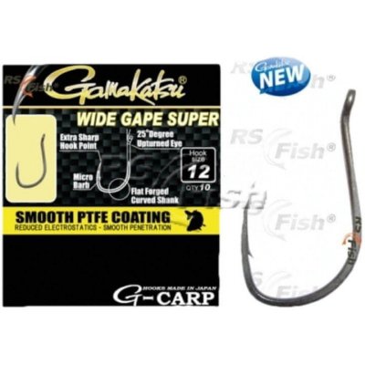 Gamakatsu G-Carp Wide Gape Super vel.4 10ks – Hledejceny.cz