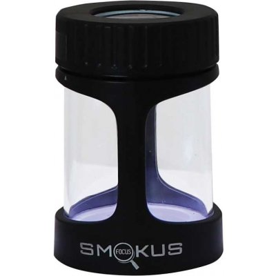 Smokus Focus vzduchotěsná nádoba s lupou a osvětlením – Zboží Dáma