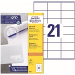 Avery Zweckform Etikety 100 listů A4 bílé 70 x 41 mm univerzální 3481 – Zboží Dáma