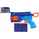 Teddies Samopal na pěnové náboje + náboje 12ks plast 60cm na baterie se světlem – Zboží Dáma