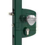Elektrický zámek LOCINOX LEKQ U4 s funkcí FAIL OPEN | pro hranatý profil 30-50 mm | zelená RAL 6005 – Zboží Mobilmania