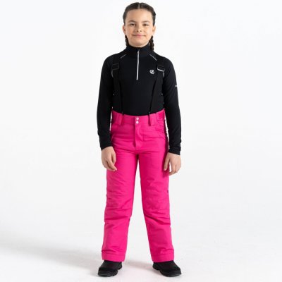 OUTMOVE II Dětské zimní lyžařské kalhoty tmavě růžová