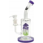 GRACE GLASS Skleněný bong s perkolací Purple Mushroom 36cm – Zboží Dáma