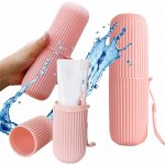 Dampod Shop Přenosné cestovní pouzdro na zubní pastu a kartáček zelená – Zboží Dáma
