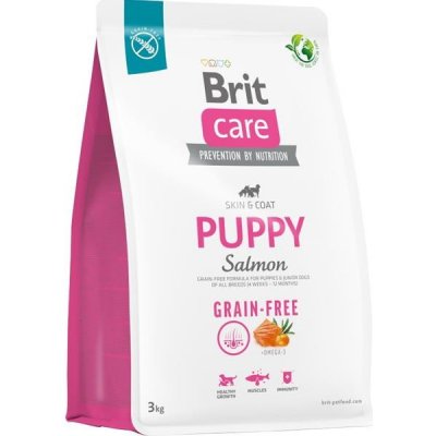 VAFO PRAHA, s.r.o. Brit Care Dog Grain-free Puppy Salmon 3kg