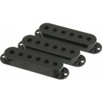 Kryt kytarového snímače Fender Pickup Covers Black Strat – Zboží Mobilmania