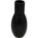 Keramická váza Belly, 9 x 21 x 9 cm, černá – Zboží Dáma