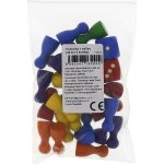 Figurky 24ks 25mm+ 2 kostky společenská hra v sáčku – Zboží Dáma