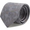 Kravata Brinkleys kravata s kapesníčkem šedo béžová B203 3